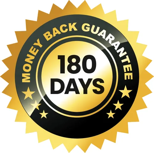 Joint Genesis 180 day money back guarantee seal